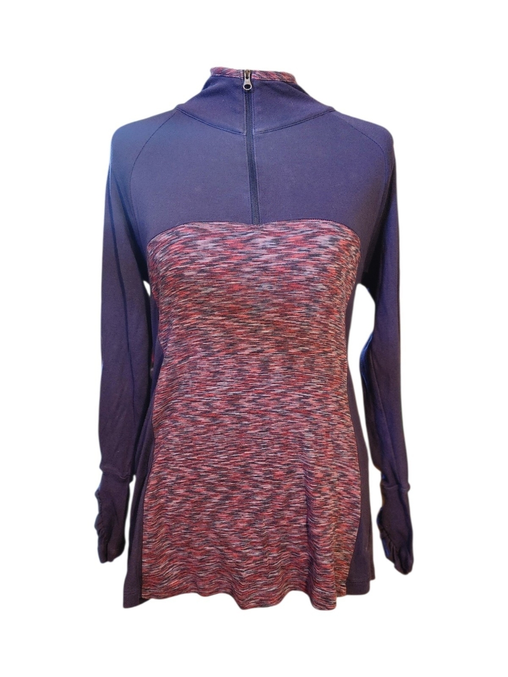 Columbia Space-Dye Mock Neck 1/4 Zip (Size Medium)